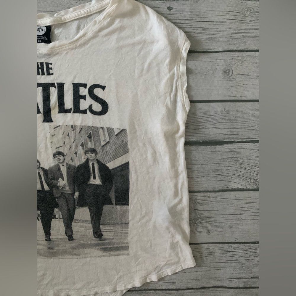 The Beatles white t-shirt-small - Picture 3 of 5
